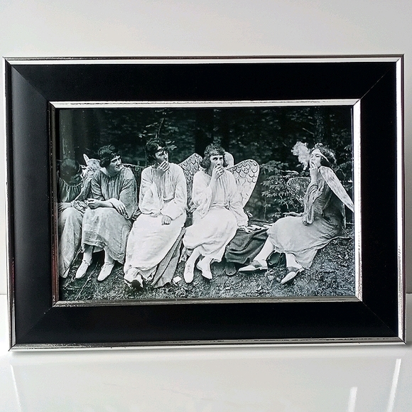 Smokin Angels Vintage Retro Oddity Boho Shabbychic - Picture 2 of 7